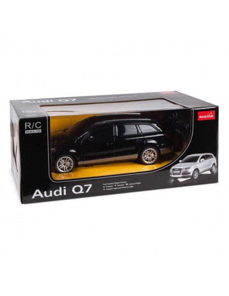 Masina Cu Telecomanda Audi Q7 Negru Scara 1 La 24,Ras27300_Negru