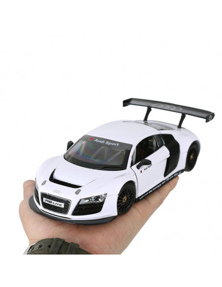 Masinuta Metalica Audi R8 Alb Scara 1 La 24,Ras56100_Alb