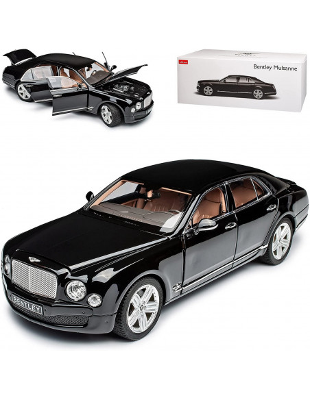 Masinuta Metalica Bently Mulsanne Neagra Scara 1 La