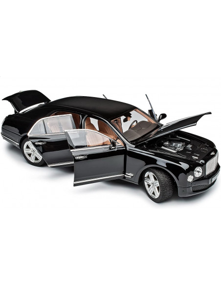 Masinuta Metalica Bently Mulsanne Neagra Scara 1 La