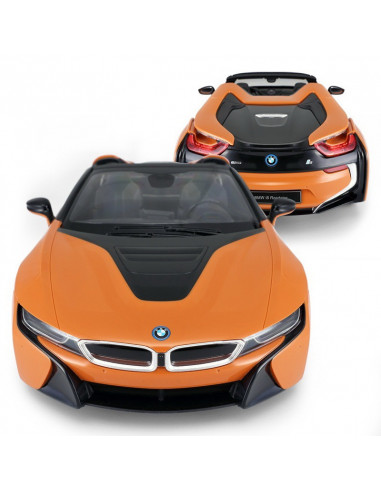 Masina Cu Telecomanda Bmw I8 Portocalie Scara 1 La
