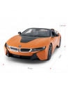 Masina Cu Telecomanda Bmw I8 Portocalie Scara 1 La
