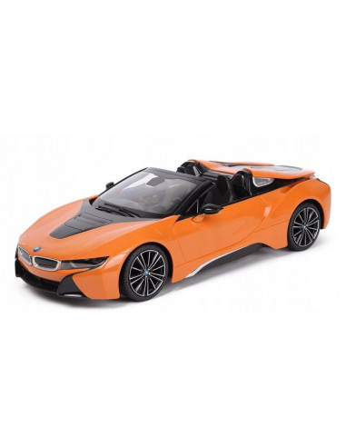 Masina Cu Telecomanda Bmw I8 Portocalie Scara 1 La