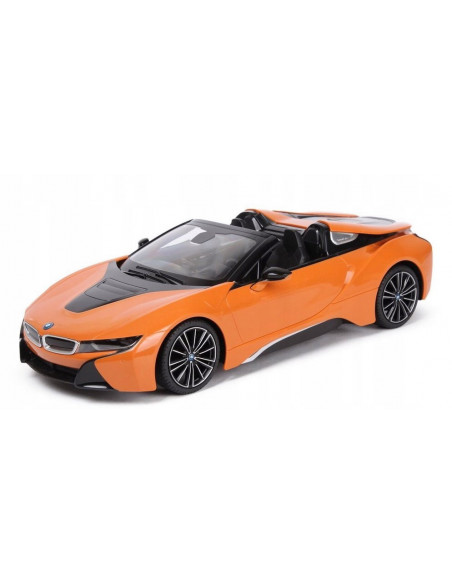 Masina Cu Telecomanda Bmw I8 Portocalie Scara 1 La