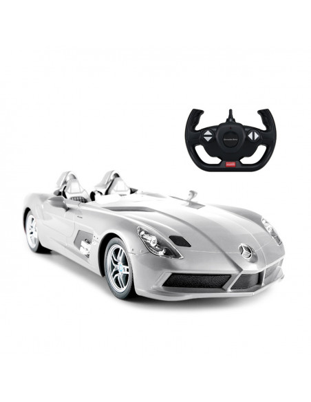 Masina Cu Telecomanda Mercedes-benz Slr Argintie Scara 1 La
