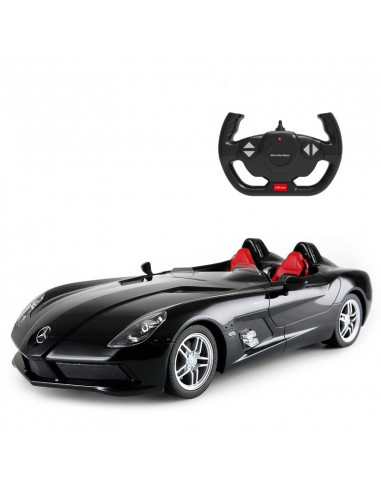 Masina Cu Telecomanda Mercedes-benz Slr Neagra Scara 1 La