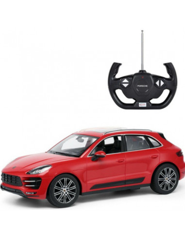 Masina Cu Telecomanda Porsche Macan Turbo Rosie Scara 1 La