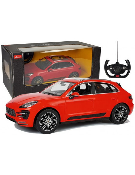 Masina Cu Telecomanda Porsche Macan Turbo Rosie Scara 1 La