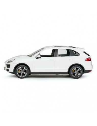 Masina Cu Telecomanda Porsche Cayenne Turbo Alb Cu Scara 1 La