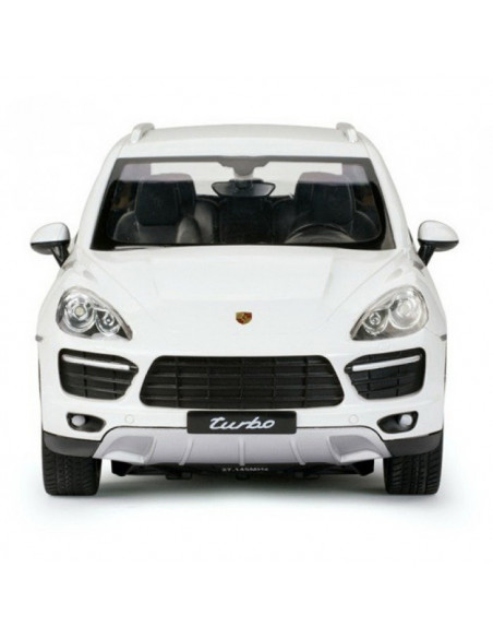 Masina Cu Telecomanda Porsche Cayenne Turbo Alb Cu Scara 1 La