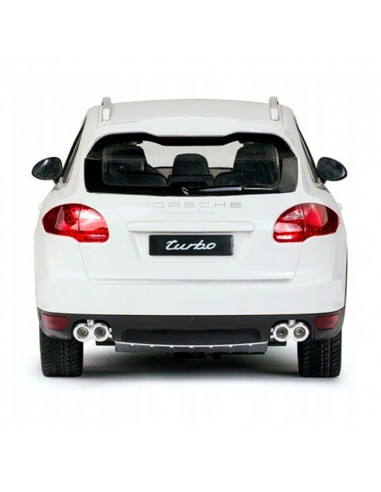 Masina Cu Telecomanda Porsche Cayenne Turbo Alb Cu Scara 1 La