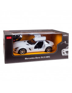 Masina Cu Telecomanda Mercedes-benz Sls Alb Scara 1 La 2