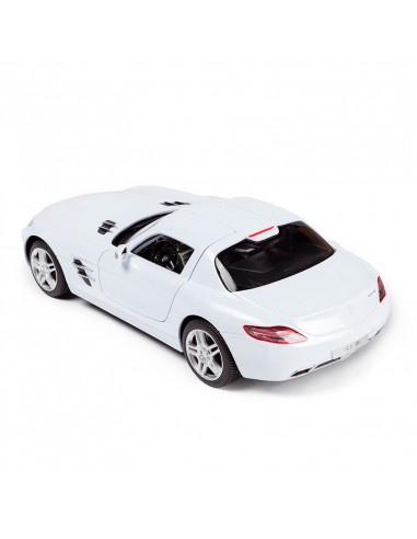 Masina Cu Telecomanda Mercedes-benz Sls Alb Scara 1 La
