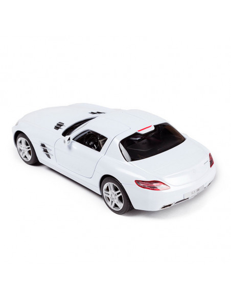 Masina Cu Telecomanda Mercedes-benz Sls Alb Scara 1 La