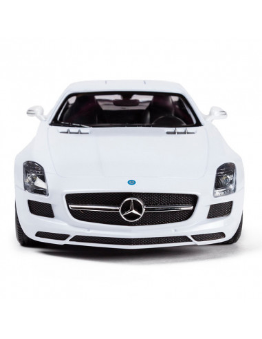 Masina Cu Telecomanda Mercedes-benz Sls Alb Scara 1 La