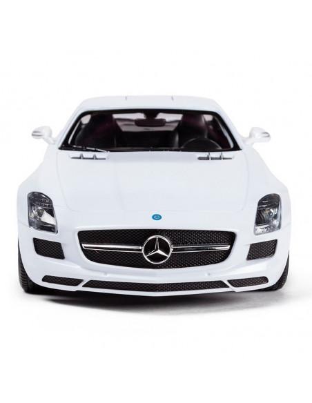 Masina Cu Telecomanda Mercedes-benz Sls Alb Scara 1 La