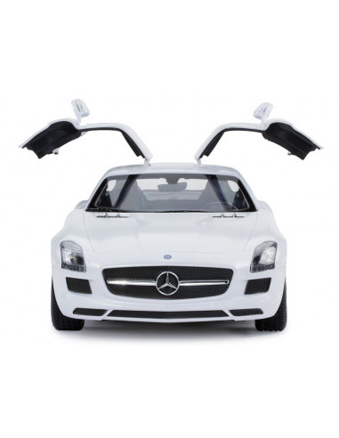Masina Cu Telecomanda Mercedes-benz Sls Alb Scara 1 La