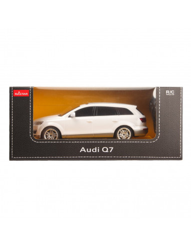 Masina Cu Telecomanda Audi Q7 Alb Scara 1 La 24,Ras27300_Alb