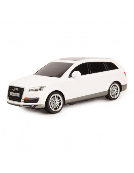 Masina Cu Telecomanda Audi Q7 Alb Scara 1 La 24,Ras27300_Alb