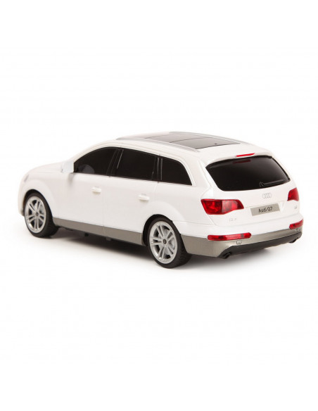 Masina Cu Telecomanda Audi Q7 Alb Scara 1 La 24,Ras27300_Alb