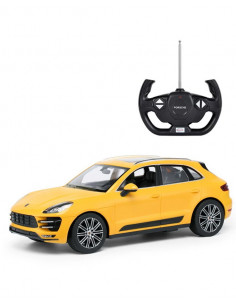 Masina Cu Telecomanda Porsche Macan Turbo Galbena Scara 1 La