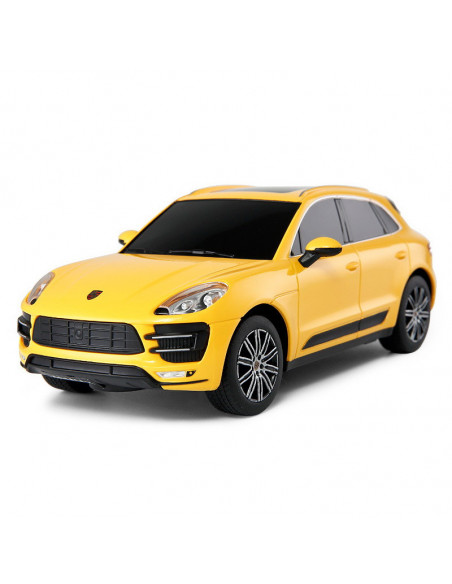 Masina Cu Telecomanda Porsche Macan Turbo Galbena Scara 1 La