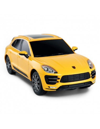 Masina Cu Telecomanda Porsche Macan Turbo Galbena Scara 1 La
