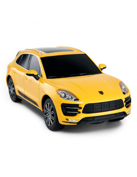 Masina Cu Telecomanda Porsche Macan Turbo Galbena Scara 1 La