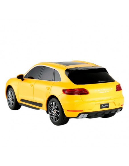 Masina Cu Telecomanda Porsche Macan Turbo Galbena Scara 1 La