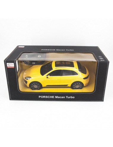 Masina Cu Telecomanda Porsche Macan Turbo Galbena Scara 1 La