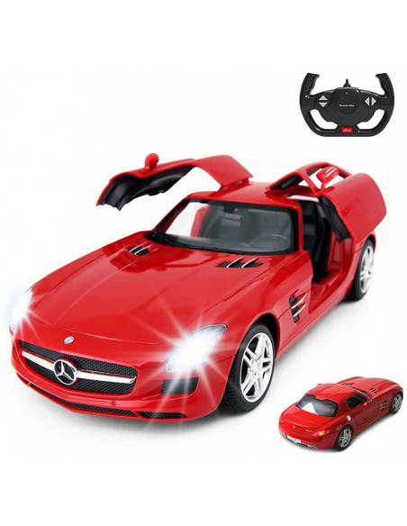 Masina Cu Telecomanda Mercedes-benz Sls Rosu Scara 1 La