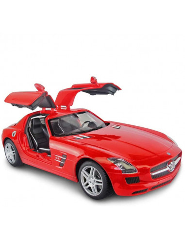 Masina Cu Telecomanda Mercedes-benz Sls Rosu Scara 1 La