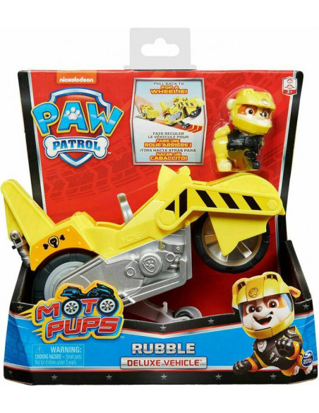 Patrula Catelusilor Rubble Si Motocicleta Deluxe,6060226