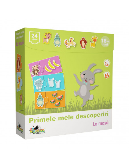 La Masa, Puzzle Noriel Primele Mele Descoperiri, 24 Piese La Masa, Puzzle Noriel Primele Mele Descoperiri, 24 Piese