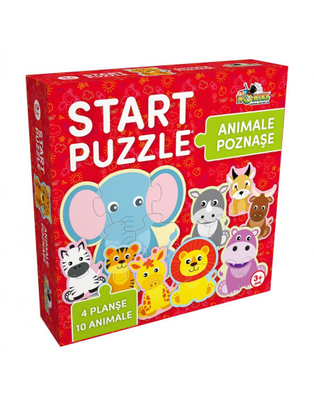 Animale Poznase, Puzzle 4 In 1 Noriel, 25 Piese Animale Poznase, Puzzle 4 In 1 Noriel, 25 Piese