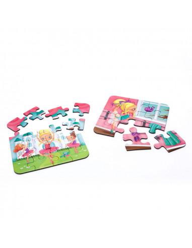 Puzzle Progresiv - 4 in 1 - Mica Balerină,EAN-808242