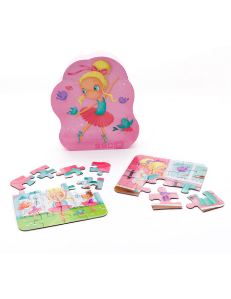 Puzzle Progresiv - 4 in 1 - Mica Balerină,EAN-808242