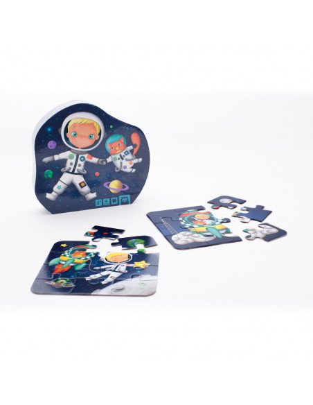 Puzzle Progresiv - 4 in 1 - Micul Astronaut,EAN-808259
