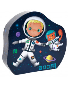 Puzzle Progresiv - 4 in 1 - Micul Astronaut