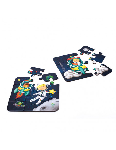 Puzzle Progresiv - 4 in 1 - Micul Astronaut,EAN-808259