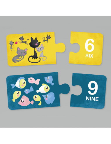 Puzzle Educativ Montessori - Învățăm Numerele,EAN-813871