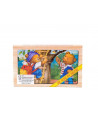 Puzzle Lemn, 12 Piese, 4 Puzzle In Cutie - Ursuleti,Puz3