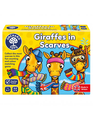 Joc educativ Girafe cu Fular GIRAFFES IN SCARVES,OR070