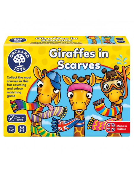 Joc educativ Girafe cu Fular GIRAFFES IN SCARVES,OR070