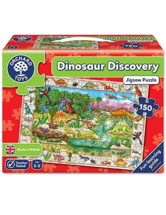 Puzzle in limba engleza Lumea dinozaurilor (150 piese) DINOSAUR