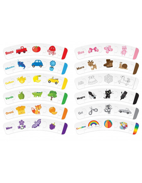Invata Culorile, Puzzle Noriel, 60 Piese,Uniq3775