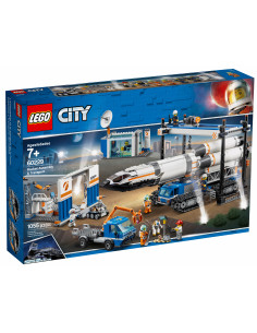 LEGO City - Asamblare si transport de racheta 60229, 1054 piese
