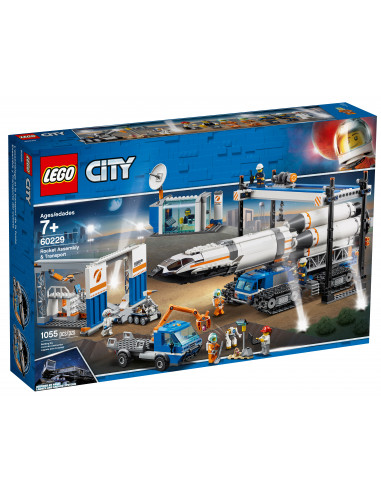 LEGO City - Asamblare si transport de racheta 60229, 1054