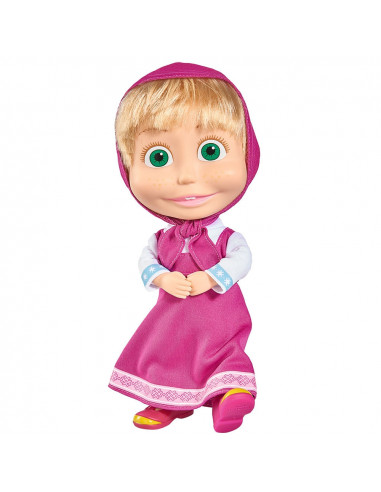 Set Simba Masha and The Bear papusa Masha 23 cm si ursulet de