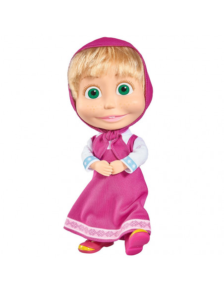 Set Simba Masha and The Bear papusa Masha 23 cm si ursulet de